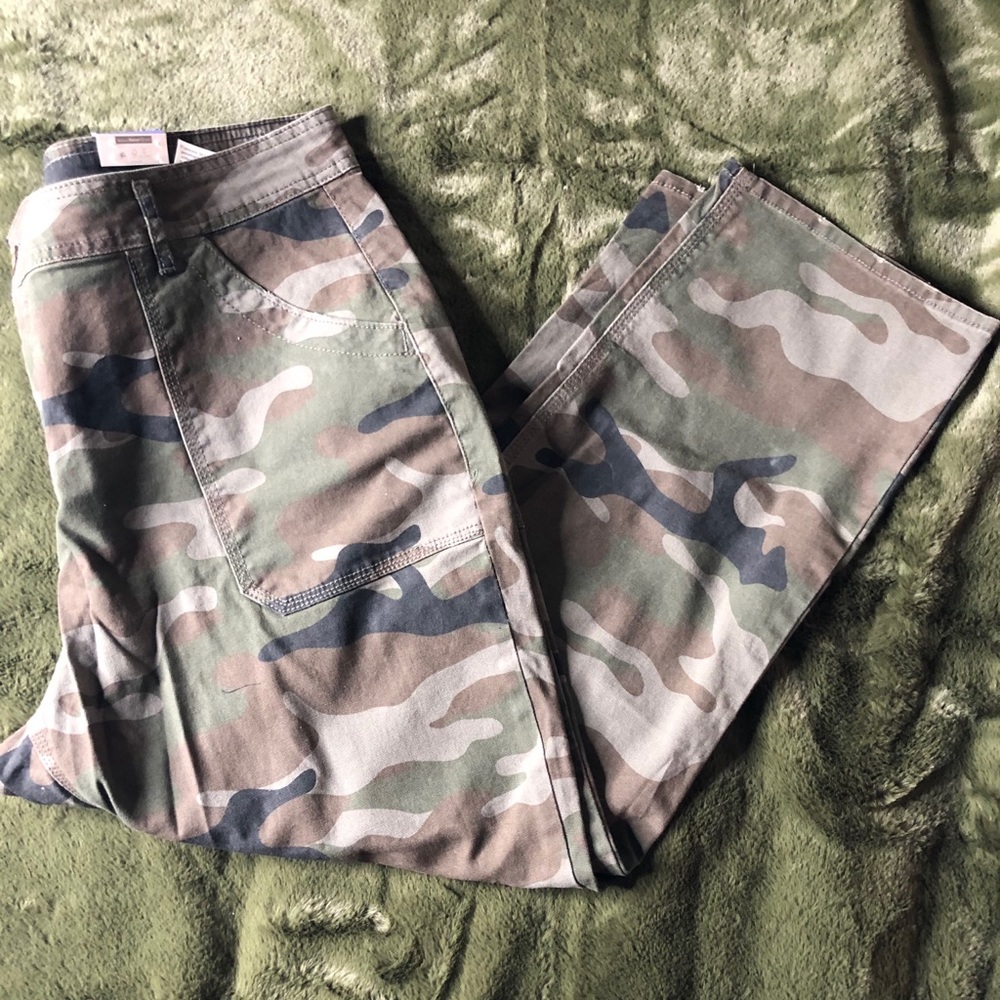 Time & true army jeans